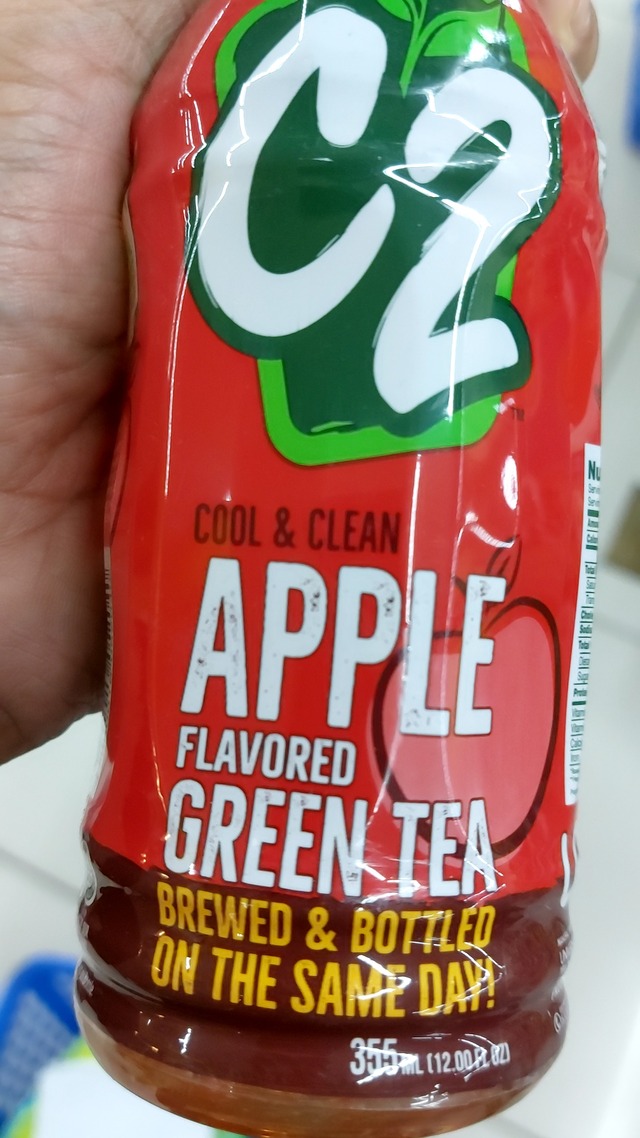c2 apple flavored green tea