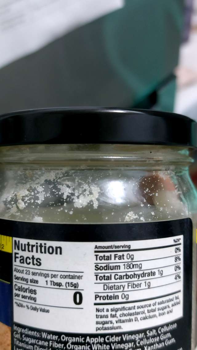 Nutrition label