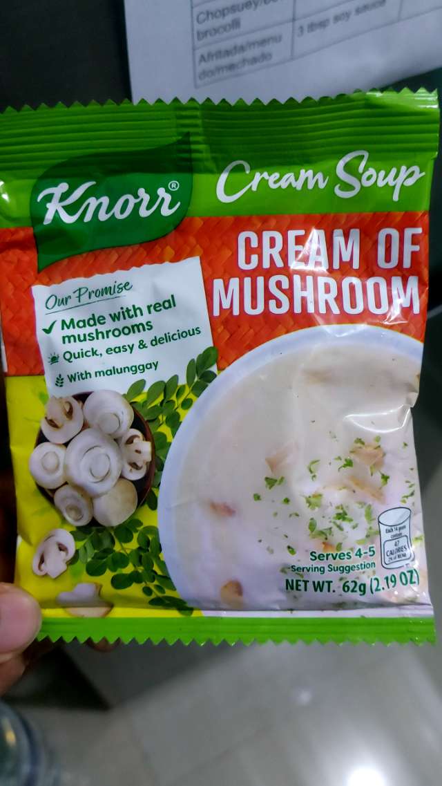 Knorr Cream Soup Cream of mushroom