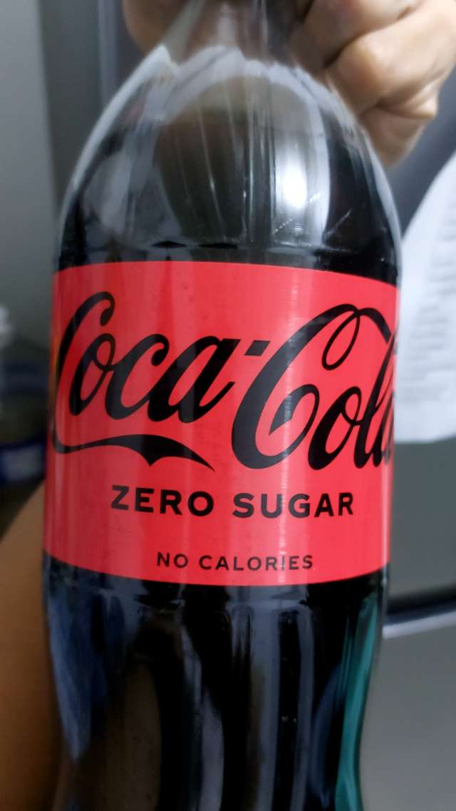Coca-cola zero sugar no calories coke zero