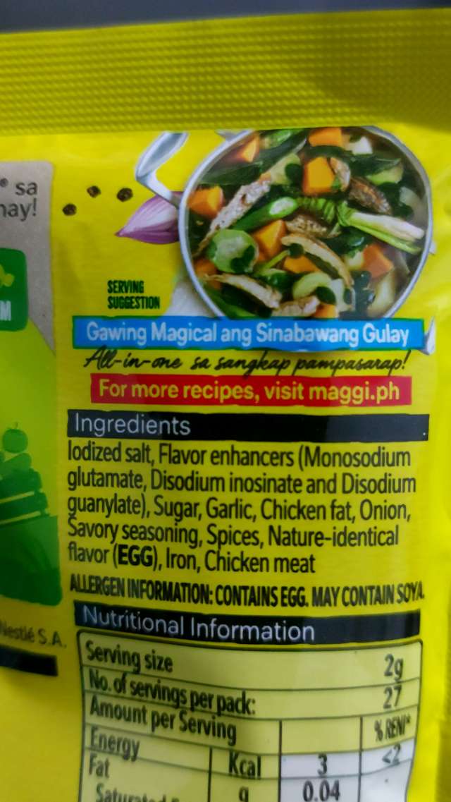 Ingredients