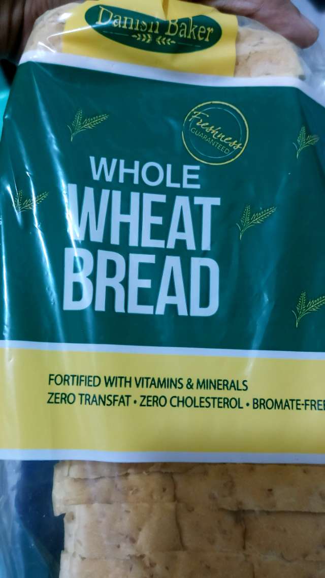 Danish baker whole wheat bread