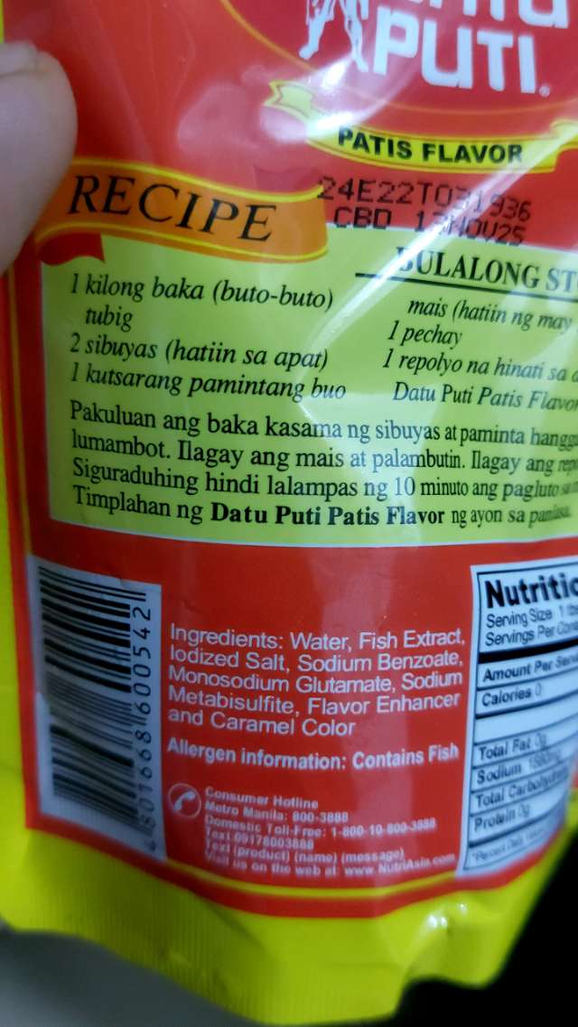 Ingredients