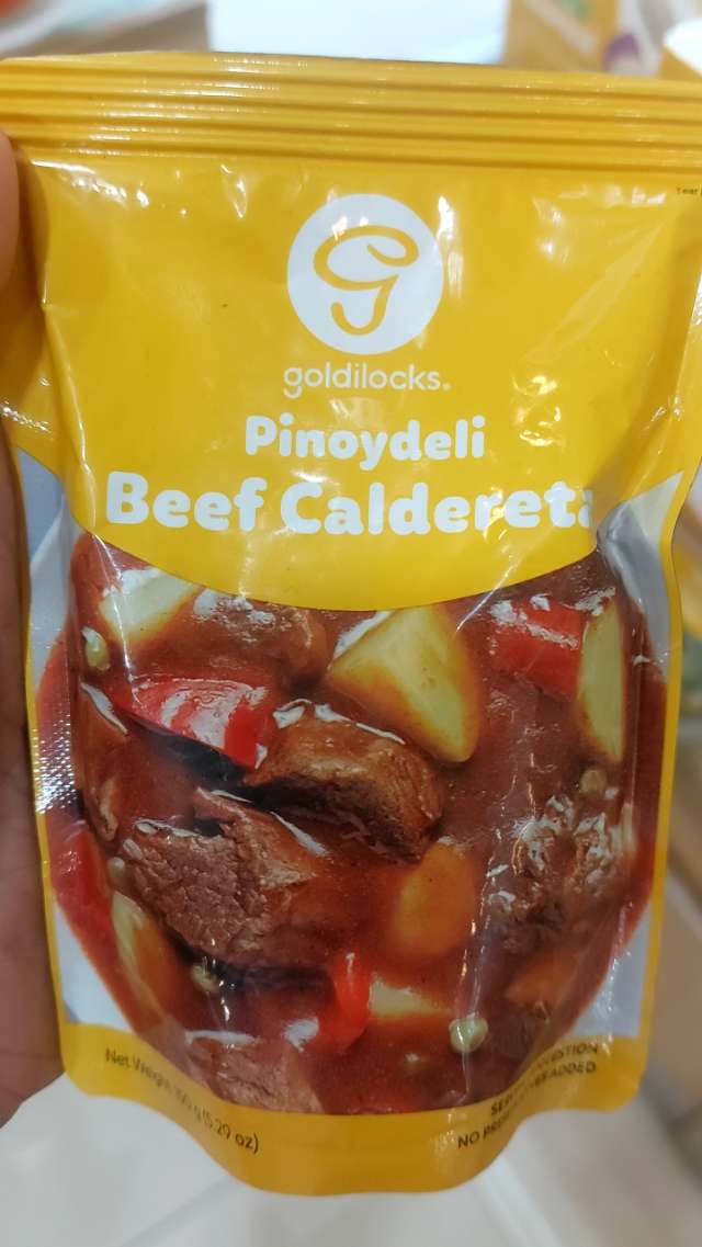 Goldilocks pinoydeli beef caldereta