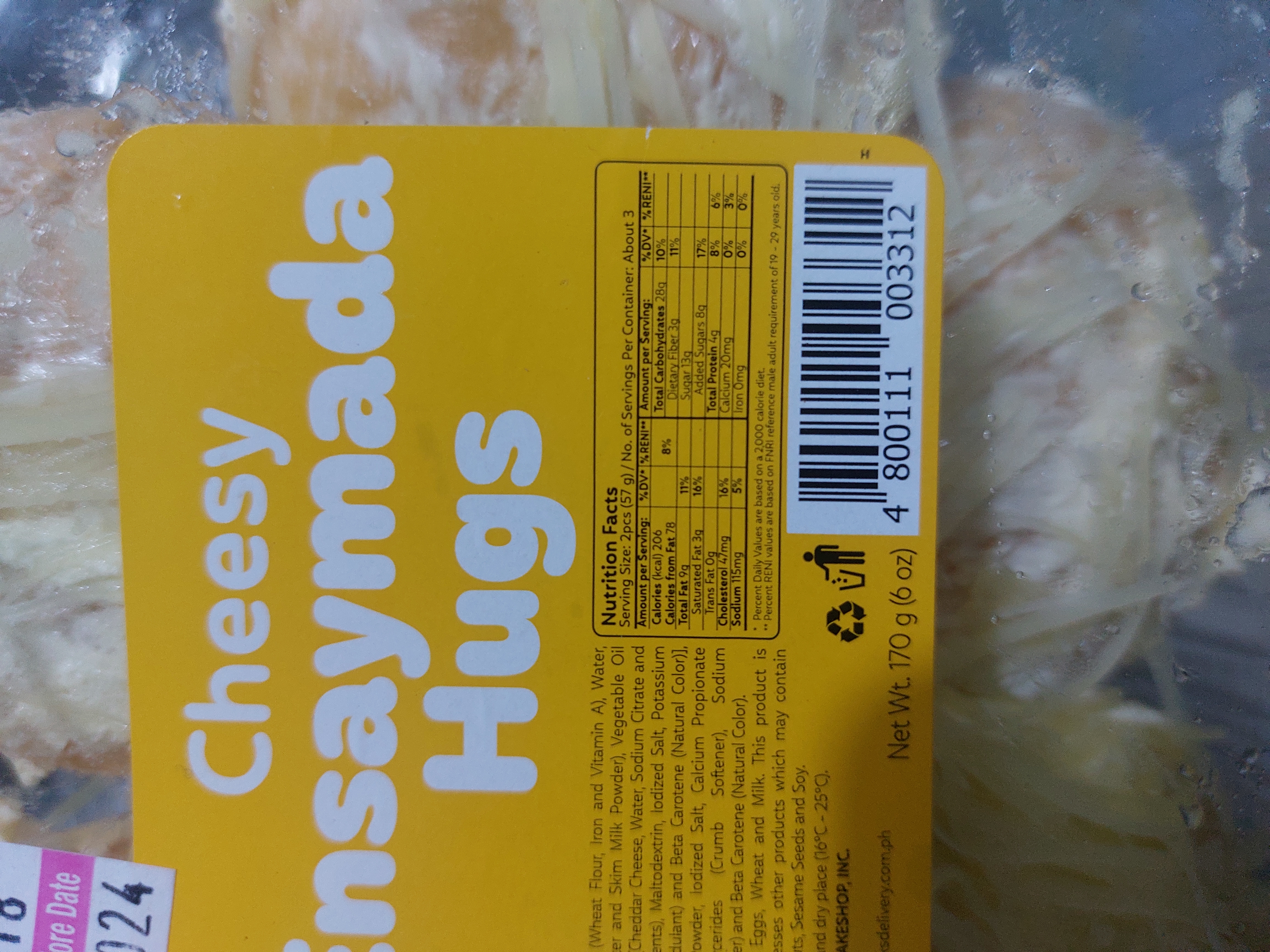 Nutrition label