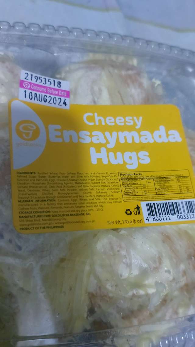 Cheesy ensaymada hugs