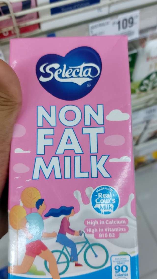 Selecta non fat milk