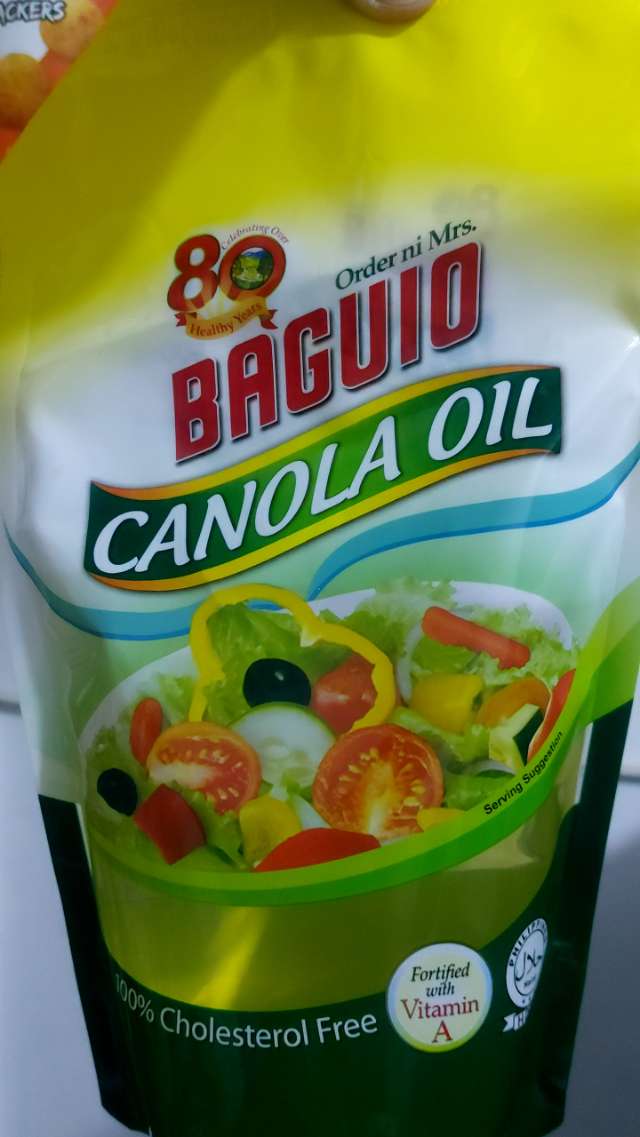 Baguio canola oil