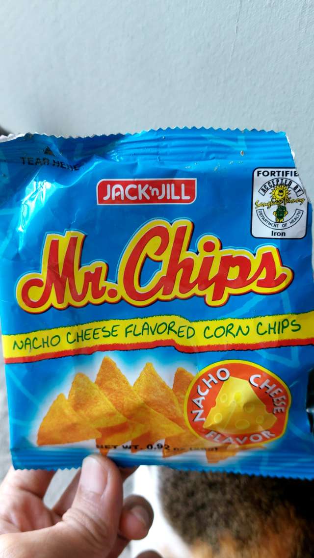 Jack n Jill Mr. Chips nacho cheese flavored corn chips