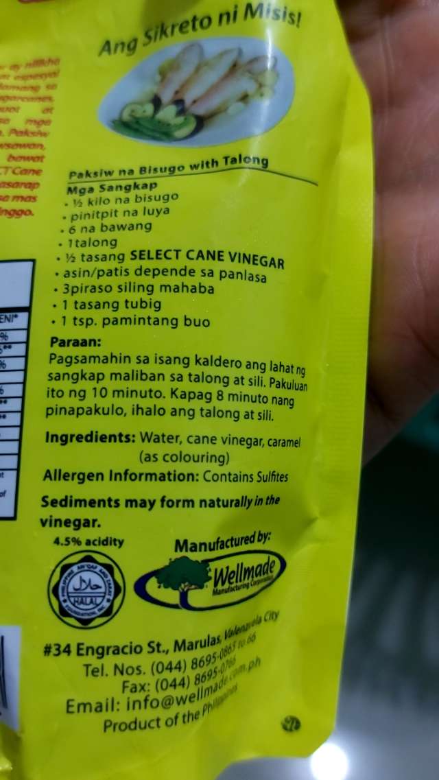 Ingredients
