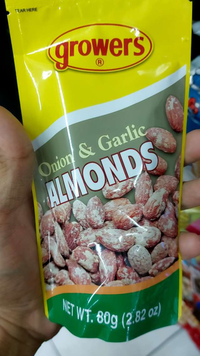 growers onion & garlic almonds