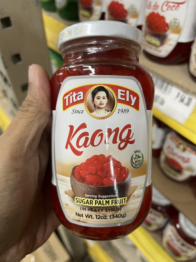 Tita Ely Kaong sugar palm fruit