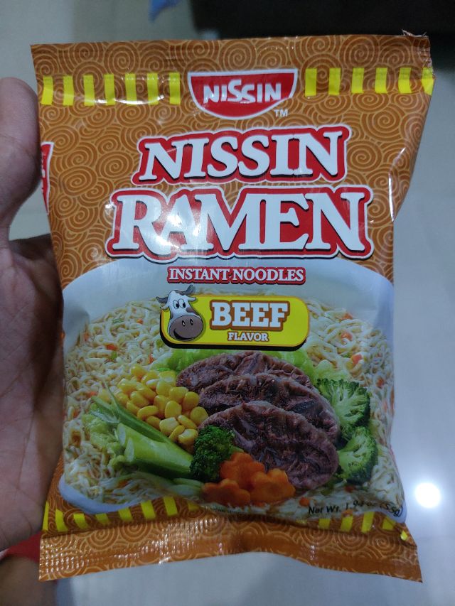 Nissin RAMEN instant noodles beef flavor