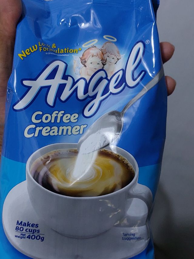 Angel coffee creamer