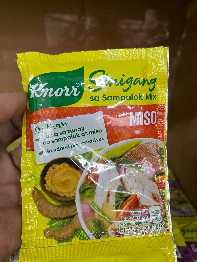 Knorr sinigang sa sampalok mix miso