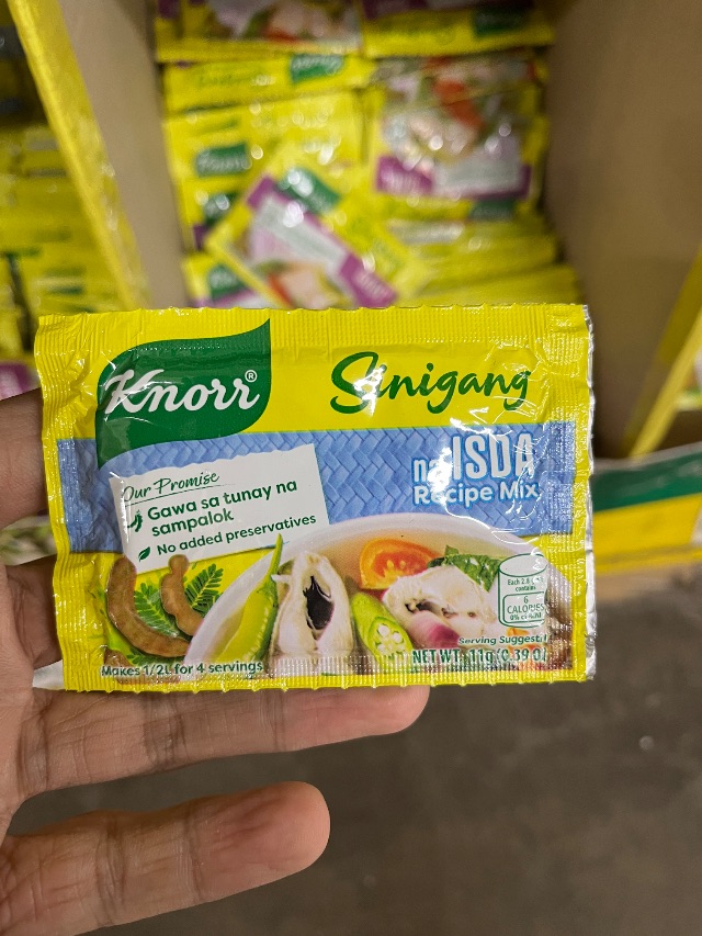 Knorr Sinigang na isda recipe mix