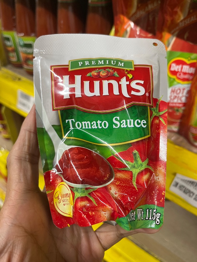 Hunts tomato sauce