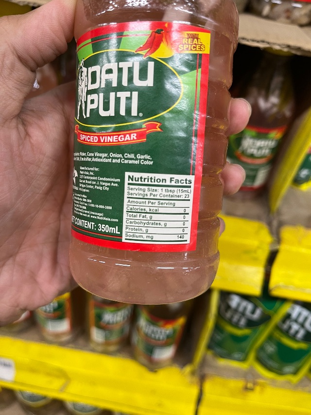 Nutrition label