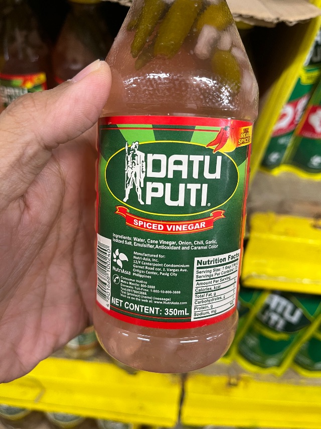 Datu puti spiced vinegar