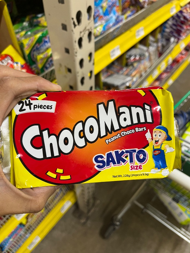 Choco Mani Peanut Choco Bars sakto size