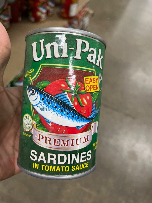 Uni-pak premium sardines in tomato sauce