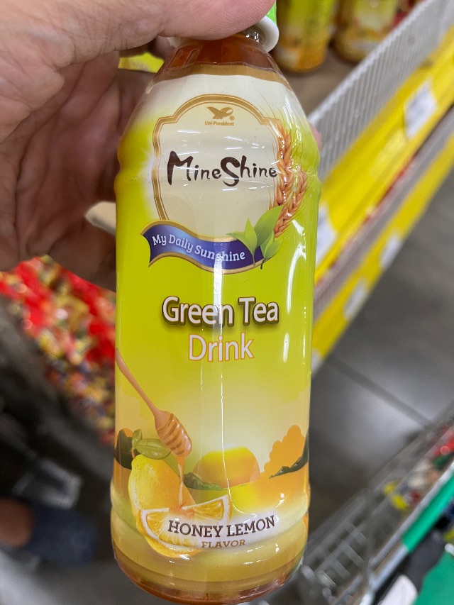 Mine Shine Green Tea Drink honey lemon flavor
