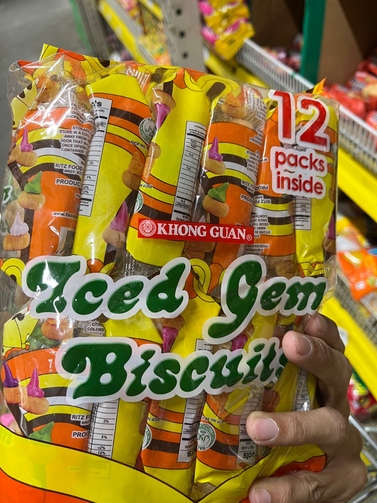 Khong guan iced gem biscuits