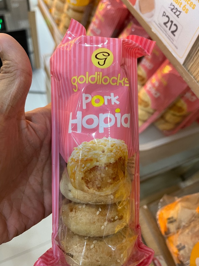 Goldilocks pork hopia