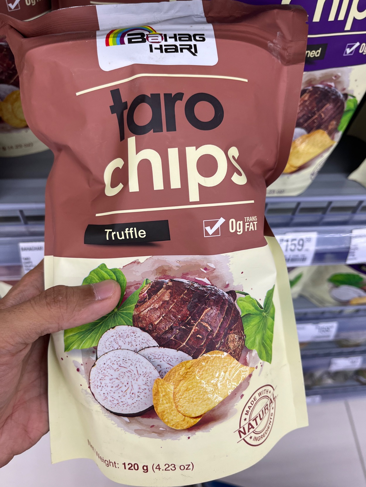 Bahaghari taro chips truffle