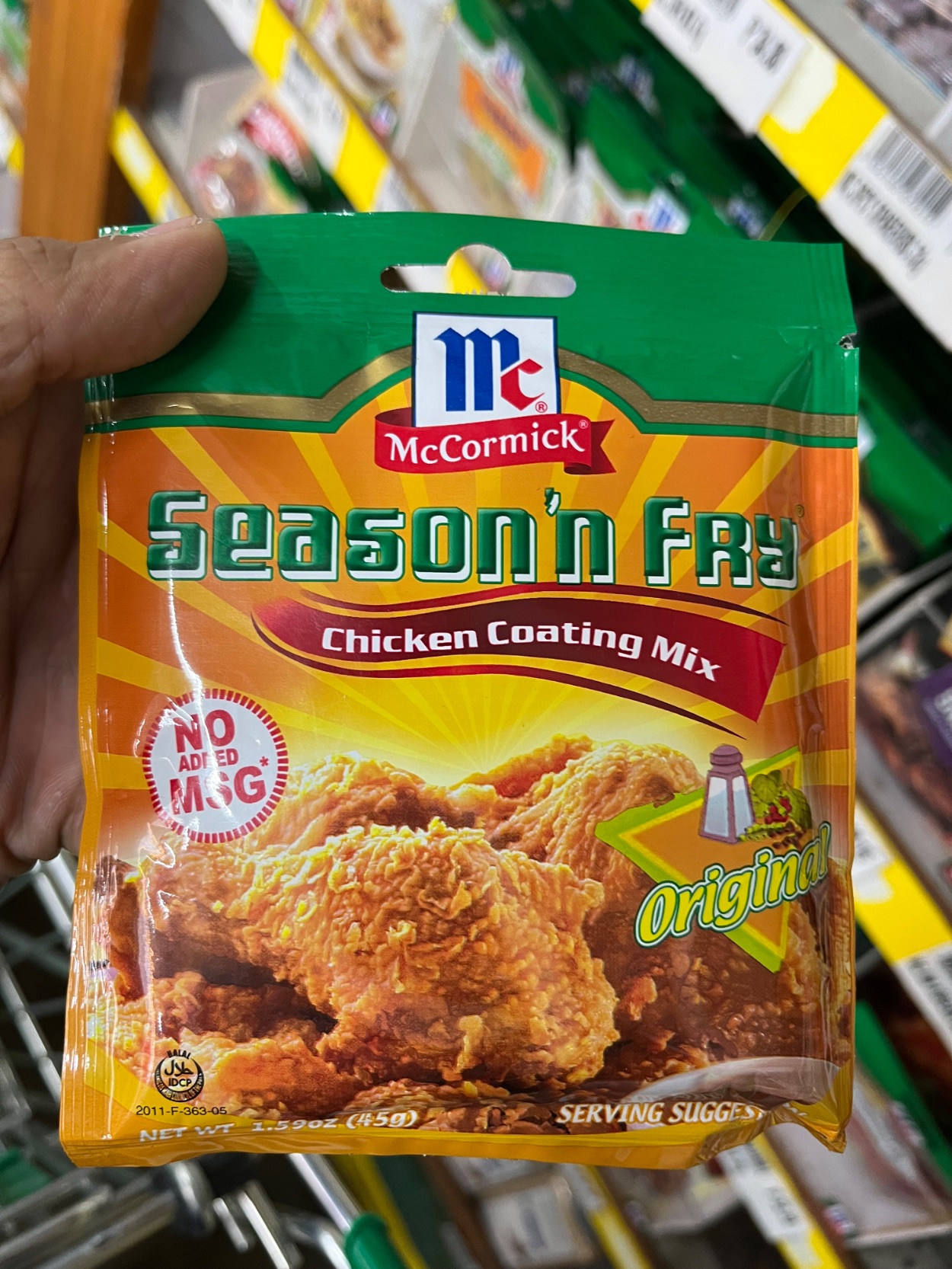 McCormick Season'n Fry chicken coating mix