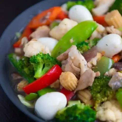 Chopsuey with Chicken and Broccoli
