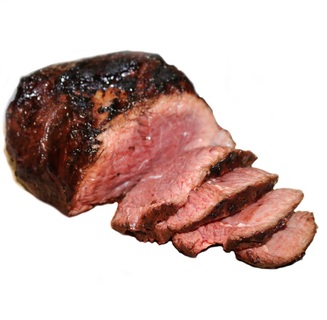 Beef sirloin, broiled