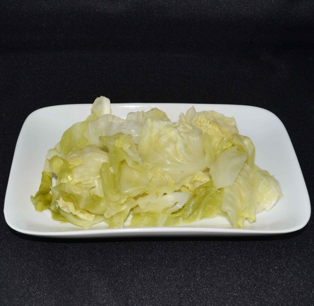 Cabbage, green, boiled