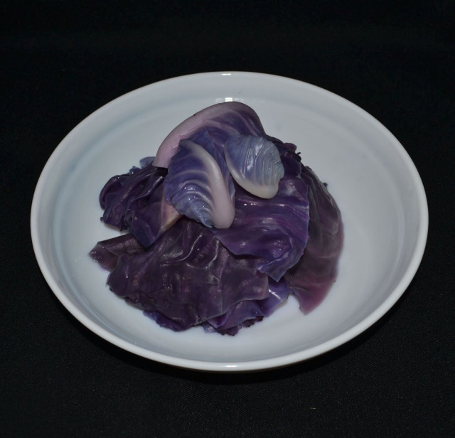 Cabbage, red, boiled