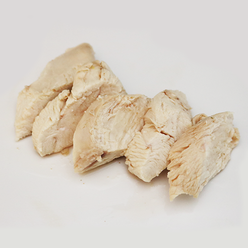 Chicken, white meat, boiled