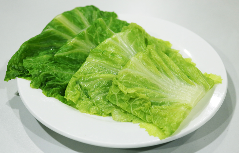 Chinese cabbage, boiled