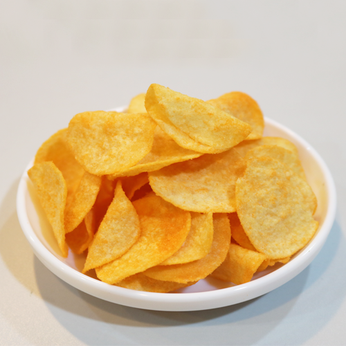 Chips, corn-potato based, cheese flvr