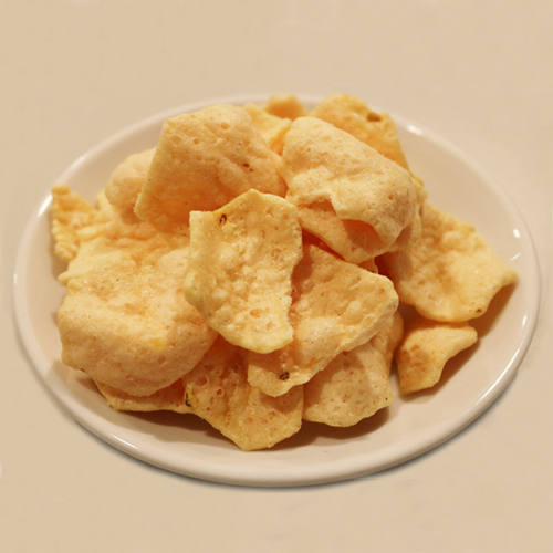 Chips, prawn crackers