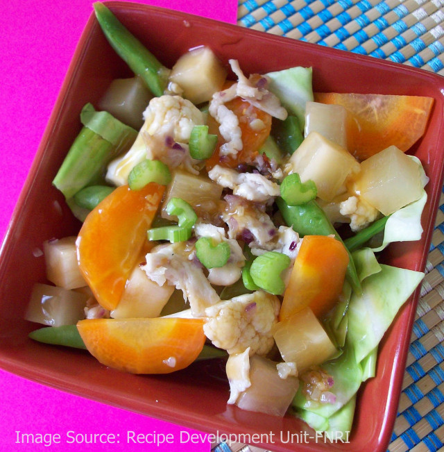 Chopsuey, prep, w/ yacon