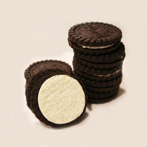 Cookies, sandwich type, cream-filled