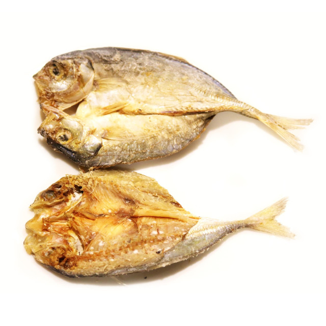 Crevalle, deep-bellied, dried