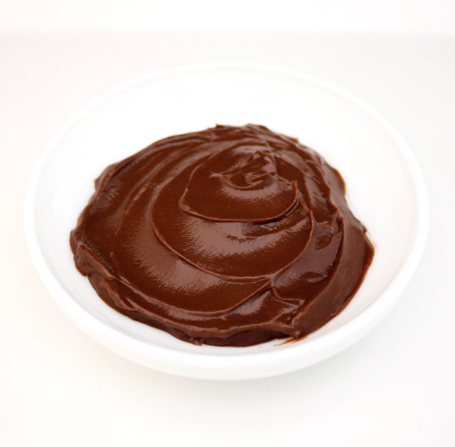 Custard pudding, choco, str