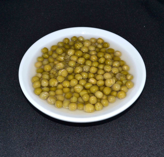 Green pea, in brine, cnd