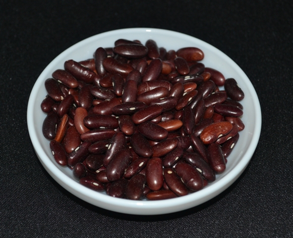 Kidney bean seed, red, dried