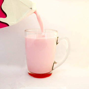 Milk drink, recon, strawberry, UHT