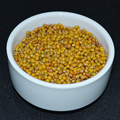 Mung bean seed, yellow, dried
