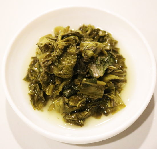 Mustard lvs, pickled