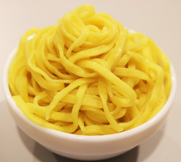 Noodles, wheat, miki, dry, boiled