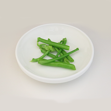 Papaya petioles, boiled