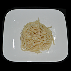 Pasta, spaghetti, boiled